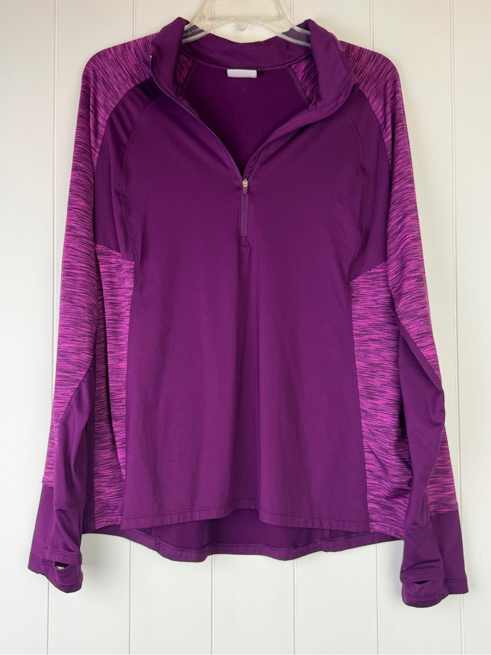 Danskin Dri More Women’s Purple Half-Zip Active Pullover